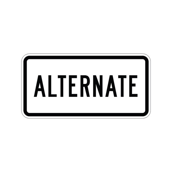 Sign Solutions Usa 15 in Height, 30 in Width, Aluminum, Horizontal Rectangle DUS08DWT3015M4-1 - main